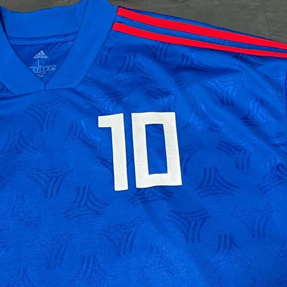 Adidas Men Tango Icon Player Jersey Soccer Football Size LARGE FRANCE ZIDANE - Picture 3 of 6
